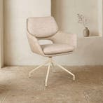 Eetkamerstoel Aarhus | Beige, Huis en Inrichting, Stoelen, Ophalen of Verzenden, Nieuw