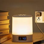 Oplaadbare LED Nachtlamp met Klok en Touchbediening, Verzenden, Nieuw
