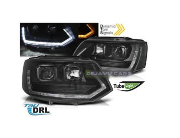 T6  Xenon Look Dynamische LED Koplampen voor Volkswagen Tran, Ophalen of Verzenden