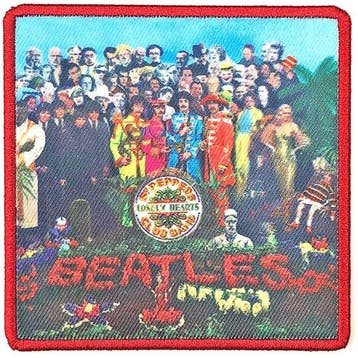The Beatles - SGT. Peppers - patch officiële merchandise, Ophalen of Verzenden, Nieuw, Kleding