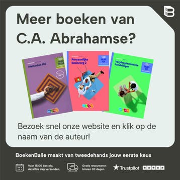 Verplegende elementen voor verzorgenden / IG 1 304 /, Boeken, Schoolboeken, Verzenden, Gelezen, C.A. Abrahamse
