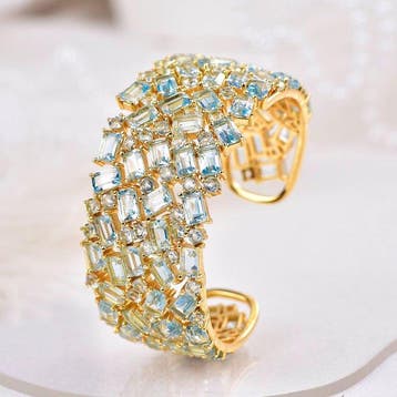 Zonder minimumprijs - Armband Zilver - Topaz -, Sieraden, Tassen en Uiterlijk, Nieuw