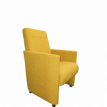 Eetkamerstoel Rob - eetkamerstoelen - Geel, Nieuw, Stof