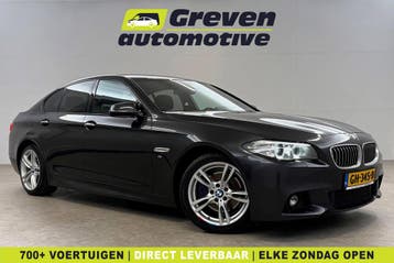 BMW 5 Serie 520i Executive M-Sport | Clima | Cruise | Navi |, Automaat, Euro 6, Nieuw, Zilver of Grijs