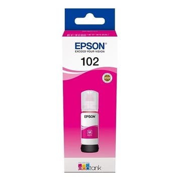 Epson 102 inktfles magenta (origineel), Verzenden, Nieuw, Cartridge, Epson