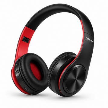 DrPhone BH1 - Draadloze Bluetooth Koptelefoon - FM Radio, Mi, Verzenden, Nieuw