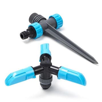 Cirkelsproeier | Gardalux | 3 sproeikoppen (Prikker), Tuin en Terras, Verzenden, Nieuw