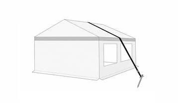 Stormset voor partytenten - 1 set alleen voor tenten van..., Verzenden, Nieuw, 2 meter of meer, Partytent