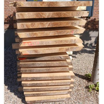 Tafel Boomstamblad, Schaaldeel, Tafelblad, Lange Eettafel,, Overige typen, Nieuw, Ophalen of Verzenden, Overige houtsoorten