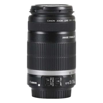 Canon EF-S 55-250mm f/4-5.6 IS met garantie, Gebruikt, Canon, Canon EF-S, Telelens