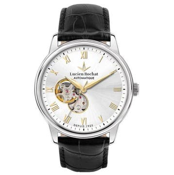 Lucien Rochat - Automatic - Sapphire - Double Open Heart -, Sieraden, Tassen en Uiterlijk, Horloges | Heren, Nieuw
