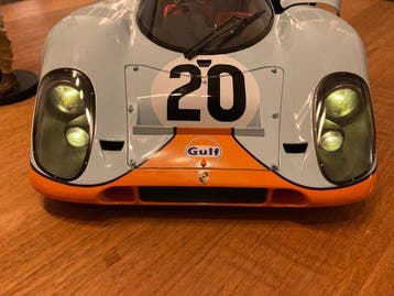 IXO 1:8 - Model raceauto - Porsche 917 Gulf, Hobby en Vrije tijd, Nieuw