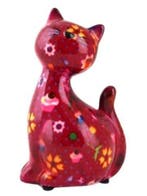 Pomme Pidou Spaarpot Kat Caramel Small 001 (8.2 x 6.8 x 1..., Verzamelen, Spaarpotten, Verzenden, Nieuw