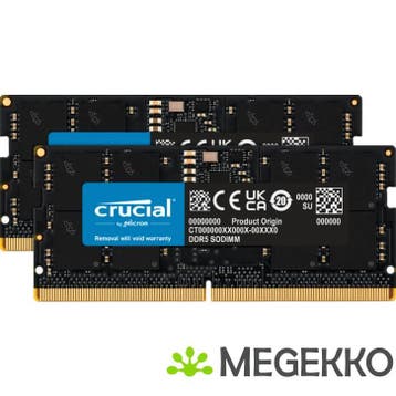 Crucial DDR5 SODIMM 2x16GB 5600, Computers en Software, Verzenden, Nieuw
