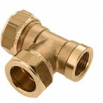 BONFIX messing knelkoppeling t-stuk 15 x 15 x 1/2, Ophalen of Verzenden, Nieuw