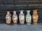 Vaas (5) - Porselein - 5 stuks XL - Chinees