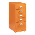 Kantoorkast Kökar ladekast op wielen 69x28x41 cm oranje [en., Zakelijke goederen, Kantoor en Winkelinrichting | Kantoormeubilair en Inrichting