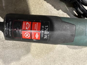 Metabo WEV 17-125 QUICK Haakse slijper Nr.127, Ophalen of Verzenden, Gebruikt