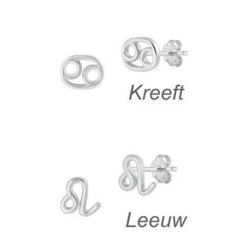 Zilveren mini sterrenbeeld oorstekers, Verzenden, Nieuw, Zilver