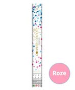 Jep-Party Gender Reveal Roze 40 cm Confetti Shooter, Verzenden, Nieuw