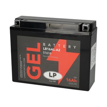 Landport (LP) LB16AL-A2 motor GEL accu 12 volt 16,0 ah, Ophalen of Verzenden, Nieuw