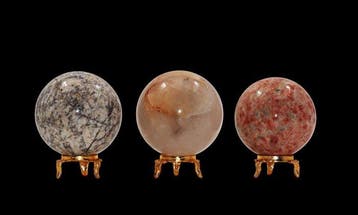 Grote 1,24 kg Multi-minerale bol (Picasso Jasper, Fire