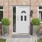 vidaXL Plantenbak 2 pcs Zilver 50 x 50 x 75 cm Roestvrij, Verzenden, Minder dan 60 cm, Nieuw, Metaal