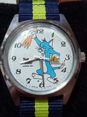 Seiko - (Overhauled) 5000-7000 Tomony Tom & Jerry with Fork,
