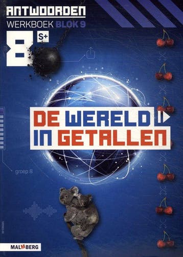 De wereld in getallen Groep 8 blok 9 S+ Antwoorden werkboek, Boeken, Schoolboeken, Verzenden, Zo goed als nieuw