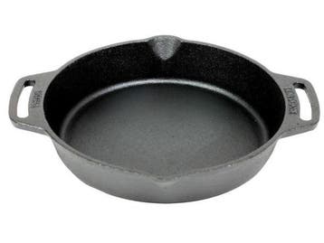 Veiling - Valhal Skillet / Koekenpan, 2 handvatten - gietijz, Nieuw