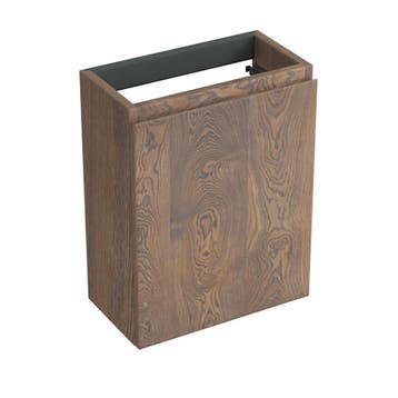 Fonteinkast Forzalaqua Siena 39.5x21.5x50 Cm 1 Deur Links, Huis en Inrichting, Badkamer | Badkamermeubels, Ophalen of Verzenden