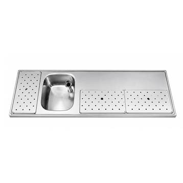 RVS / Inox spoeltapblad ST-BB180-1, Ophalen of Verzenden