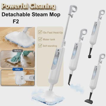 Krachtige 6-in-1 Stoomreiniger: Stoommop & Handheld Reiniger, Huis en Inrichting, Schoonmaakartikelen, Verzenden