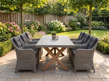 Norwich-Delano Tuinset 6 Personen - Polystone, Vintage Antiq, Verzenden, Nieuw