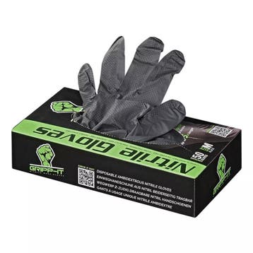 Gripp-It Nitril handschoenen zwart - Maat M - Touchscreen..., Ophalen of Verzenden, Nieuw