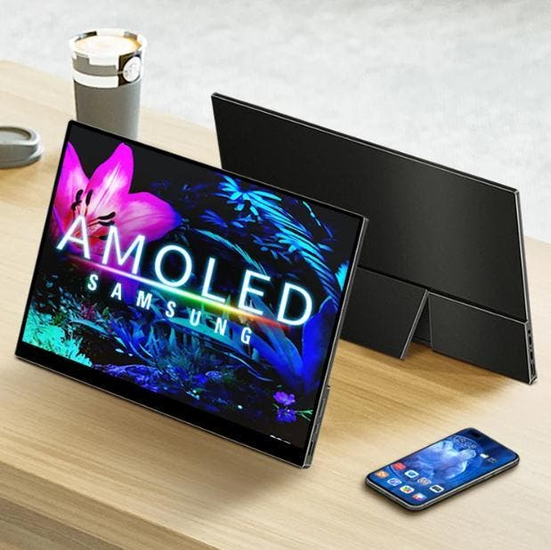 13,3” 4K OLED Touchscreen Monitor USB-C HDMI Draagbaar, Computers en Software, Monitoren, Nieuw, Verzenden