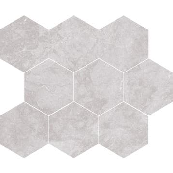 Mozaïek Cristacer Titanium 35.5x29.2cm Hexagon Silver (Prijs, Ophalen of Verzenden, Nieuw