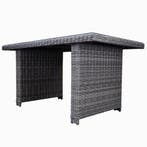 Ibiza XL lounge-diningtafel 140x80xH70 cm antraciet, Tuin en Terras, Ophalen of Verzenden, Nieuw, Wicker