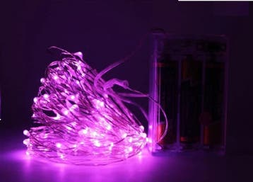 Kerst koperdraad LED verlichting - Roze - 5 meter - Op, Ophalen of Verzenden, Nieuw