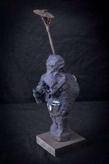 Klein vaudoufetisch van Fon. Vodoun, voodoo, vodou - Benin