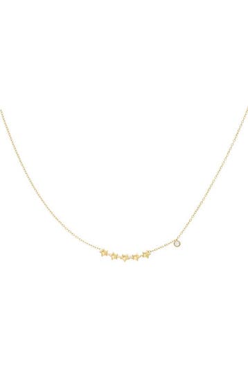 Shining stars ketting (Kettingen, Dames sieraden), Verzenden, Nieuw, Zilver, Overige materialen