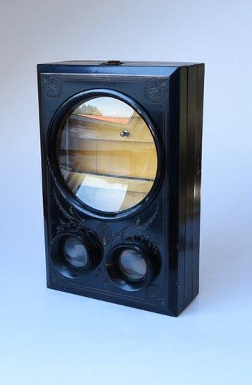 Merkloos Graphoscope, Stereo kijker. **Goed lezen**, Nieuw