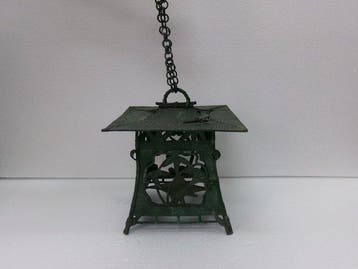 Plafondlamp - Japanse hangende lantaarn. Een vierkante