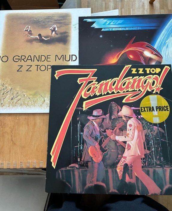 ZZ-Top - 3 Albums - Diverse titels - LP - 1975, Cd's en Dvd's, Vinyl Singles