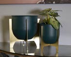 VAASHOUDER GRENT SHET SET 2 STUKS CM Ø 24,5X26-19X21, Ophalen of Verzenden, Nieuw