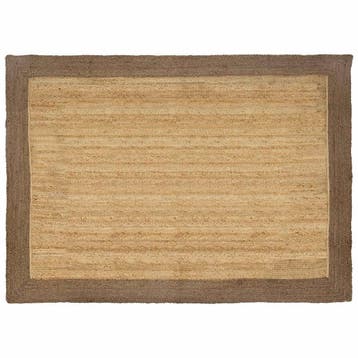 vidaXL Vloerkleden Grijs 240 x 340 cm Jute, Verzenden, Nieuw, Grijs