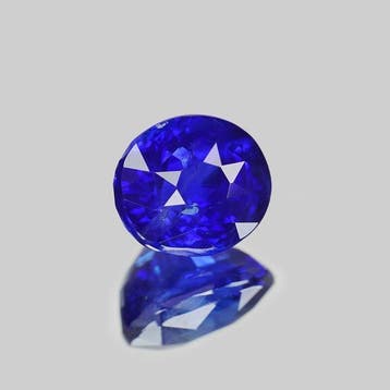 1 pcs Blauw Saffier - 1.97 ct - Gemological Institute of, Nieuw