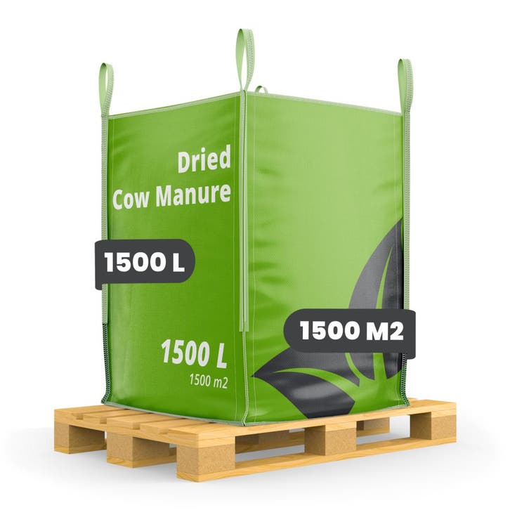 Gedroogde Koemest (Bigbag 1500 Liter - voor 1500m2), Tuin en Terras, Aarde en Mest, Mest, Verzenden
