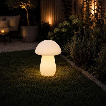 Paddenstoel solarlamp - 16 kleuren | IP44, Verzenden, Nieuw