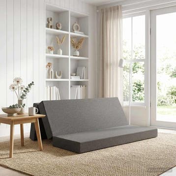 vidaXL Vouwbare Bankbed 180 x 67 x 45 cm Lichtgrijs, Verzenden, Nieuw